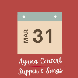 AYANA SUPPER & SONGS 🎶 - Belrose AYANA SUPPER & SONGS 🎶 - Belrose